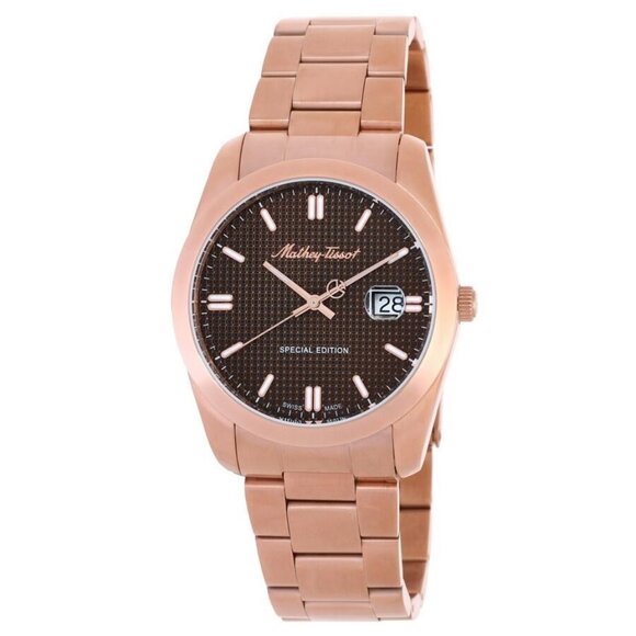 NWT Mathey-Tissot Fashion Men's Quartz Steel Authentic Watch - Picture 1 of 3